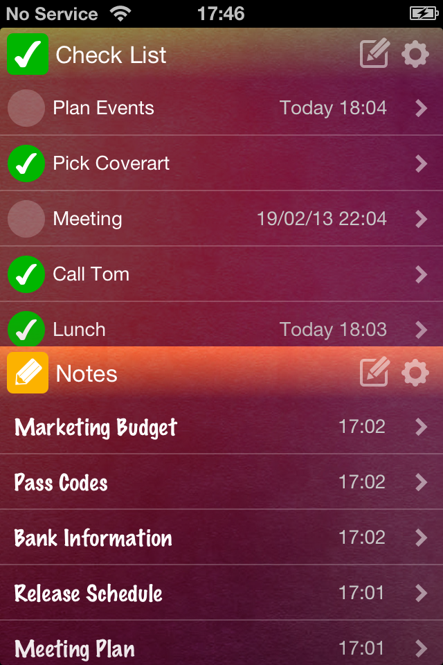 iPhone Screenshot 1